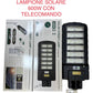 🌞 Faro Lampione Stradale LED Solare 600W – IP66, Sensore Movimento, Telecomando, Installazione Facile